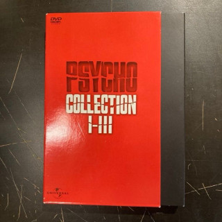 Psycho Collection I-III 3DVD (VG-M-/VG+) -kauhu-